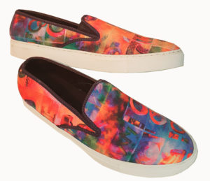 Fabric slip-on shoes